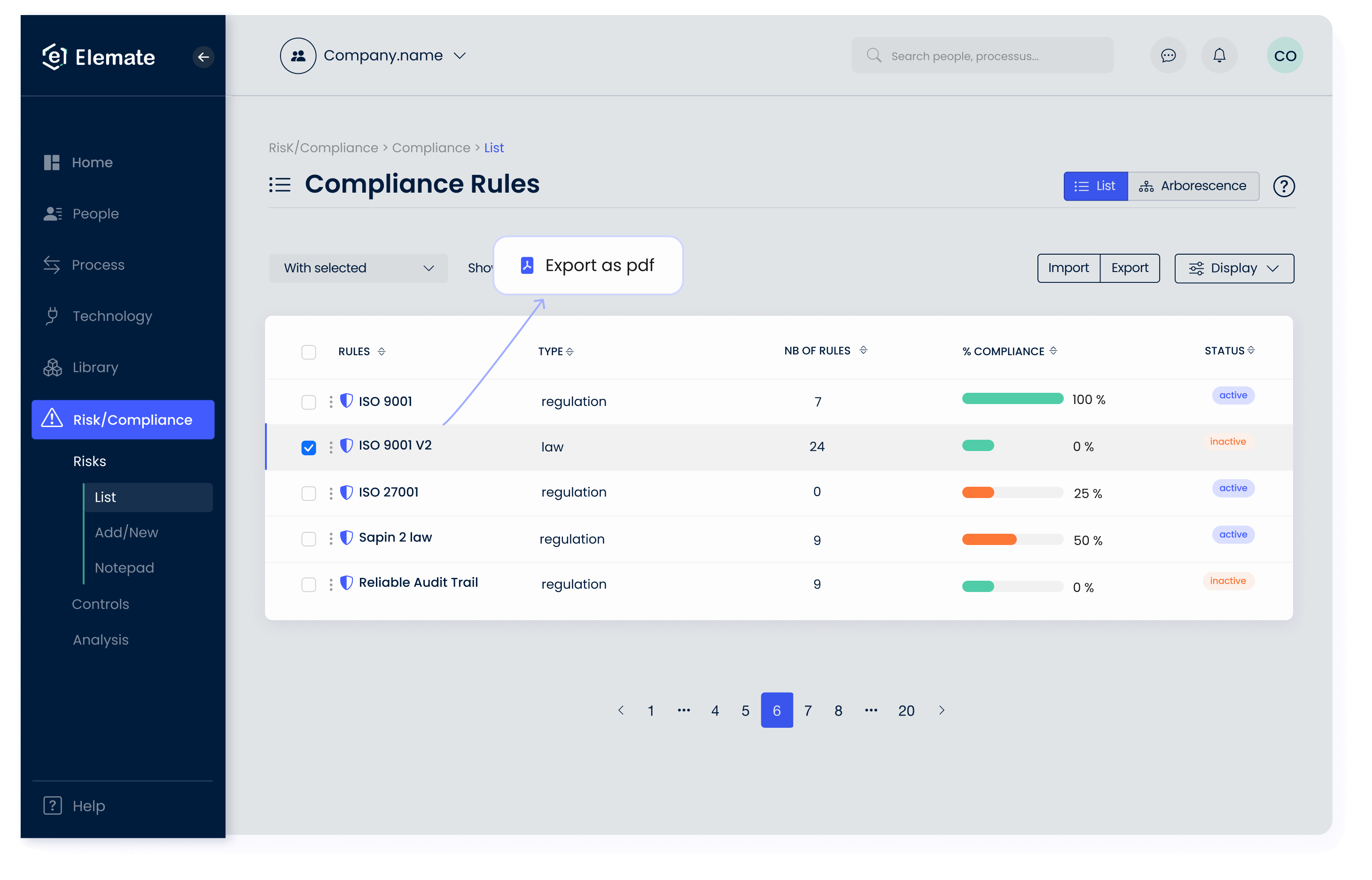 Elemate for Quality 