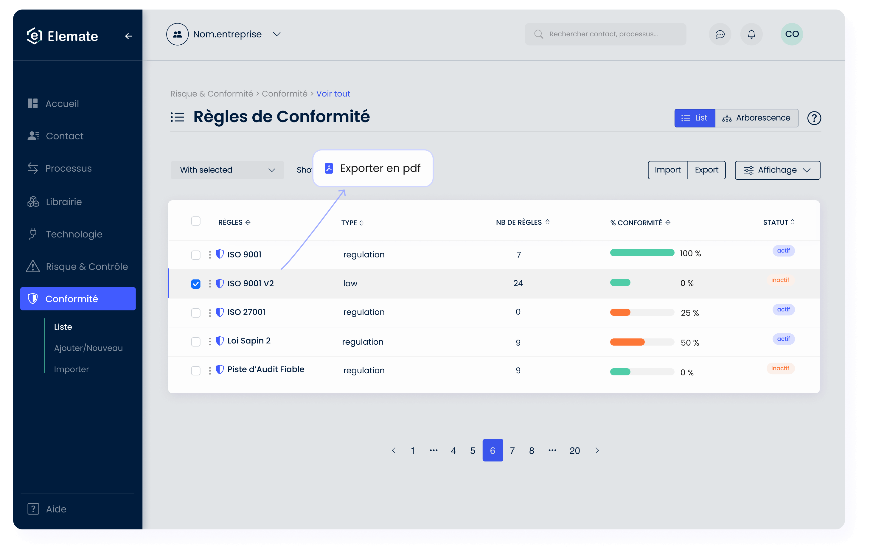 Elemate : Qualité